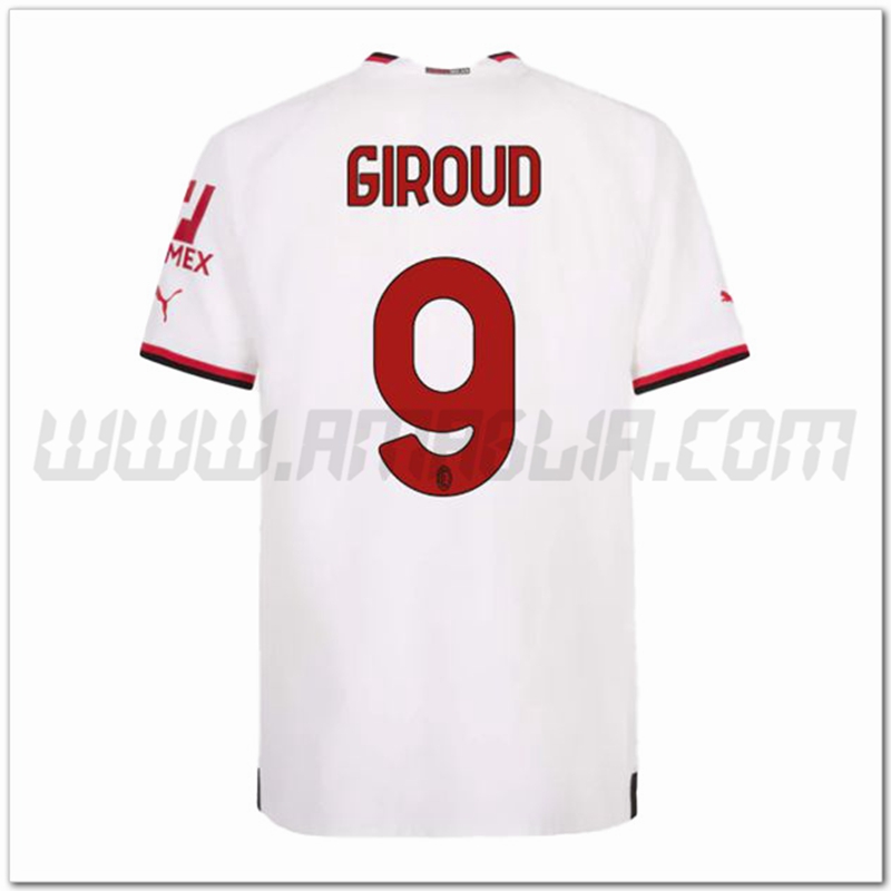 Seconda Maglia GIROUD #9 AC Milan 2022 2023