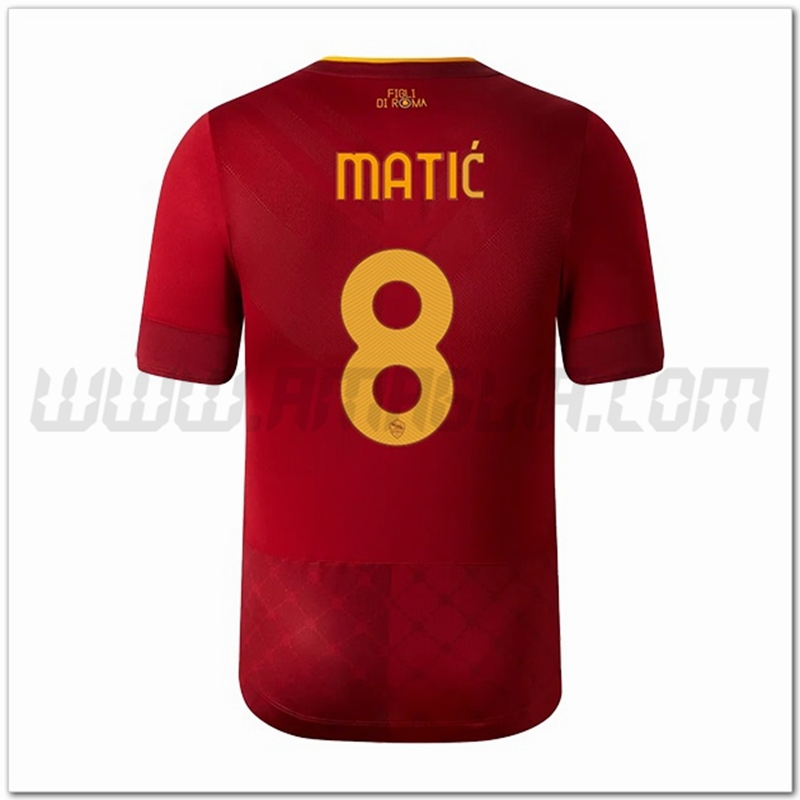 Prima Maglia MATIĆ #8 AS Roma 2022 2023