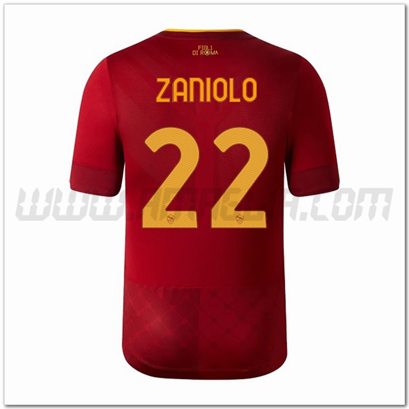 Prima Maglia ZANIOLO #22 AS Roma 2022 2023