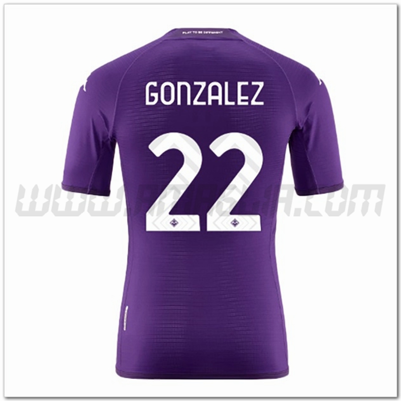 Prima Maglia GONZALEZ #22 ACF Fiorentina 2022 2023