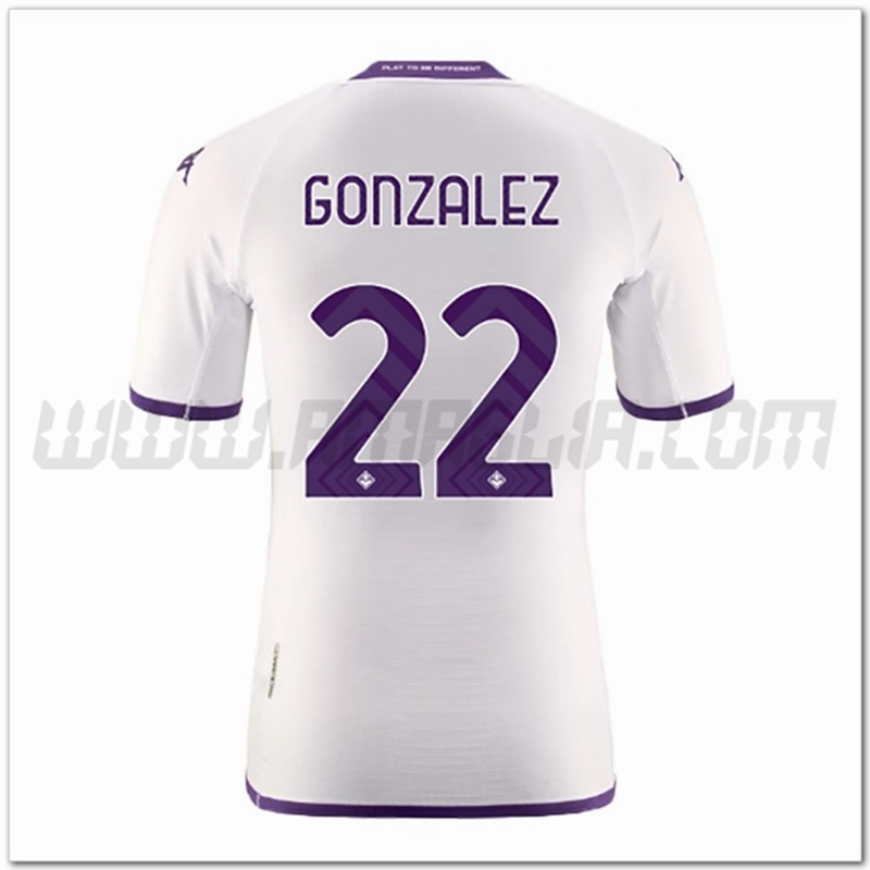 Seconda Maglia GONZALEZ #22 ACF Fiorentina 2022 2023