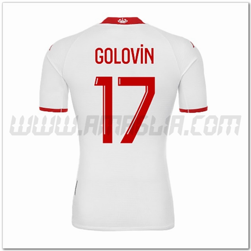 Prima Maglia GOLOVIN #17 AS Monaco 2022 2023