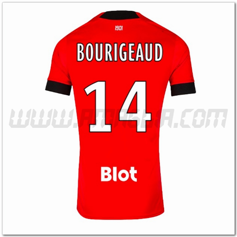 Prima Maglia BOURIGEAUD #14 Stade Rennais 2022 2023