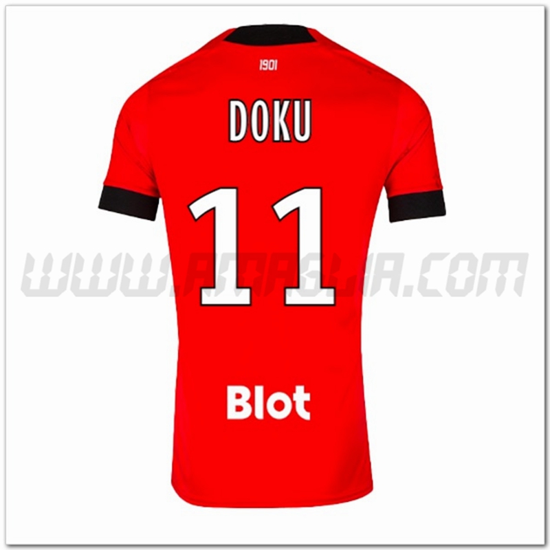 Prima Maglia DOKU #11 Stade Rennais 2022 2023