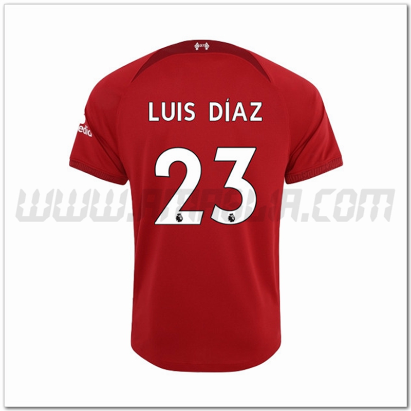 Prima Maglia LUIS DIAZ #23 FC Liverpool 2022 2023