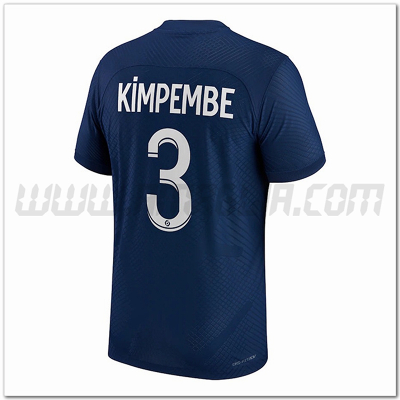 Prima Maglia KIMPEMBE #3 PSG 2022 2023