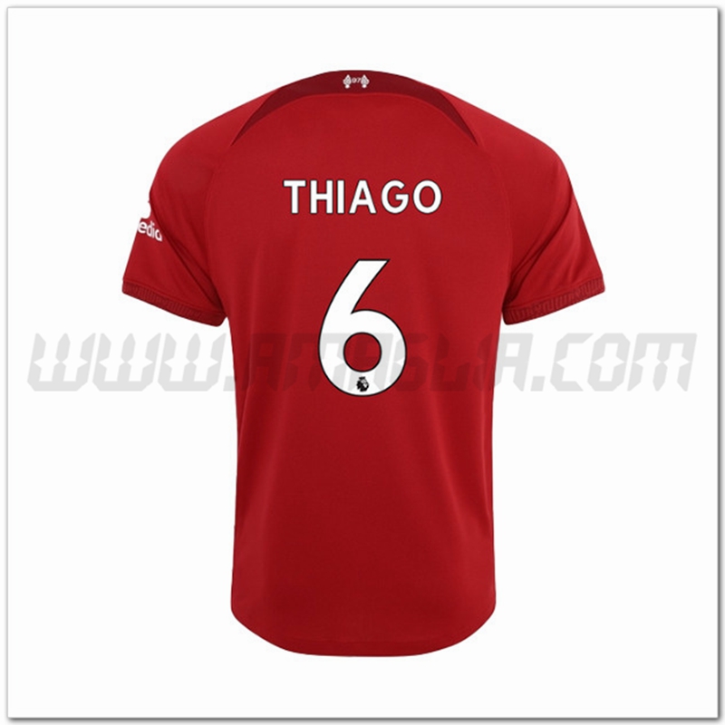 Prima Maglia THIAGO #6 FC Liverpool 2022 2023