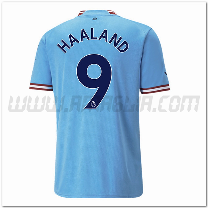 Prima Maglia HAALAND #9 Manchester City 2022 2023