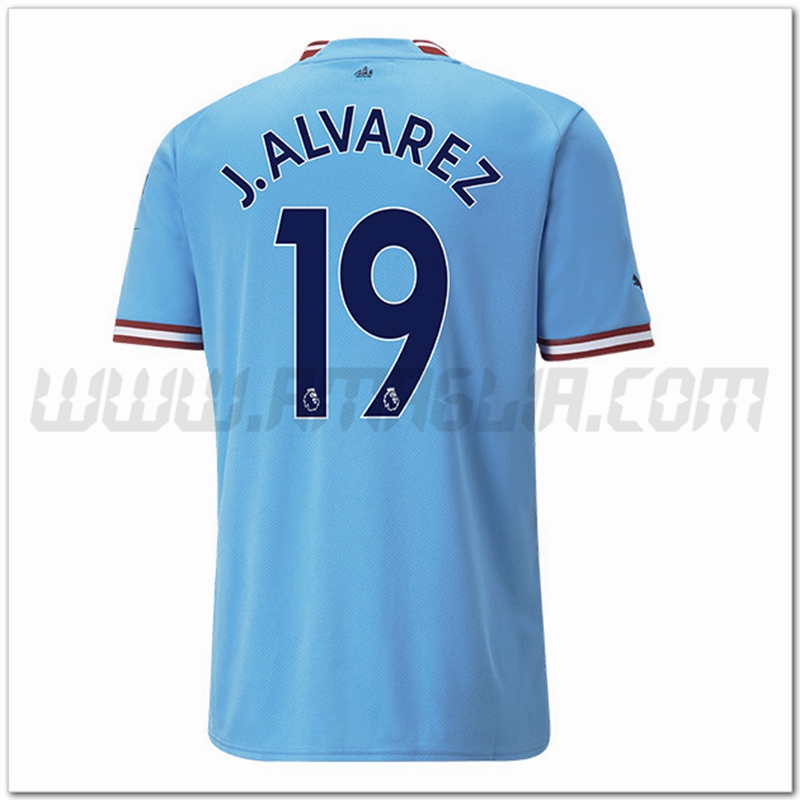 Prima Maglia J.ALVAREZ #19 Manchester City 2022 2023