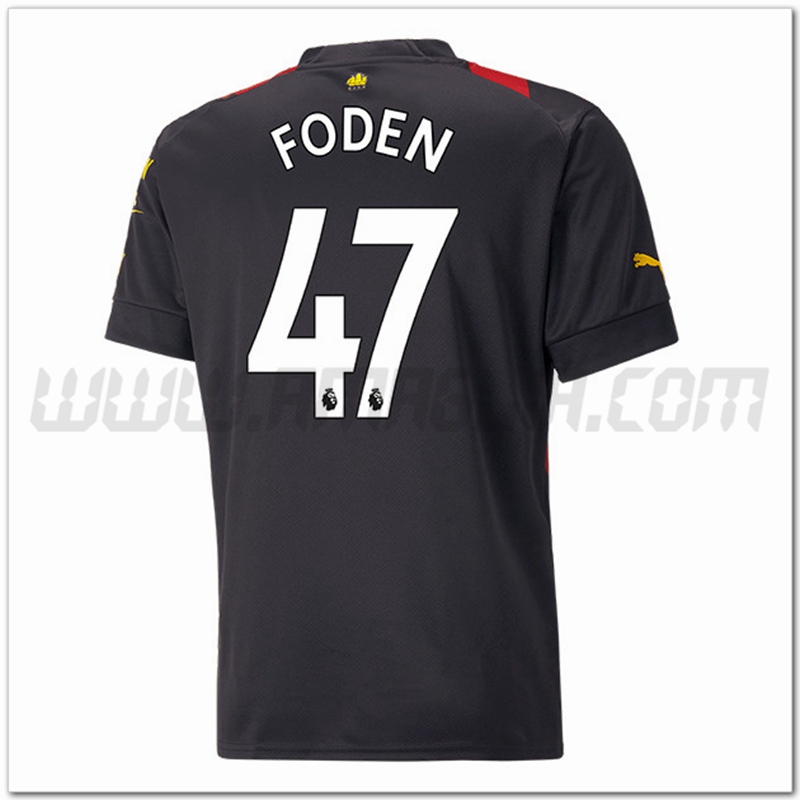 Seconda Maglia FODEN #47 Manchester City 2022 2023