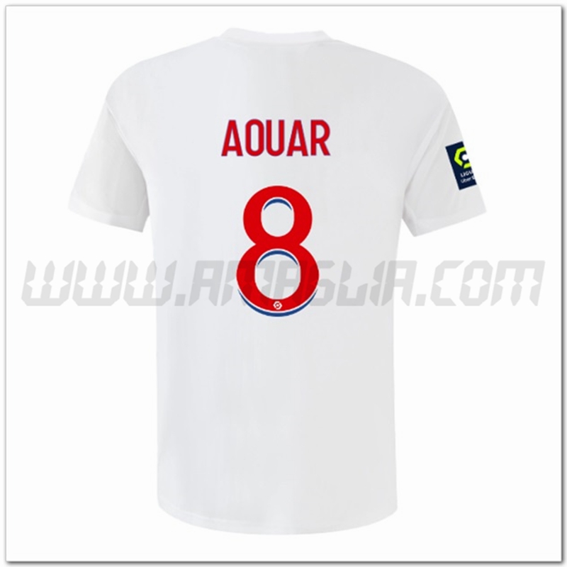 Prima Maglia AOUAR #8 Lyon OL 2022 2023