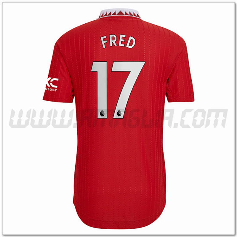 Prima Maglia FRED #17 Manchester United 2022 2023