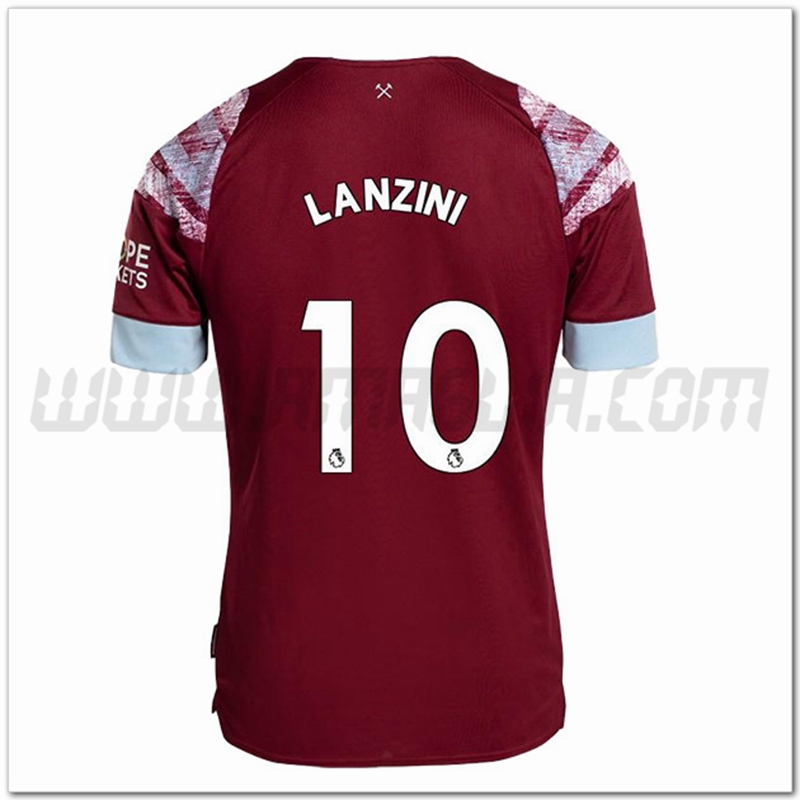 Prima Maglia LANZINI #10 West Ham 2022 2023
