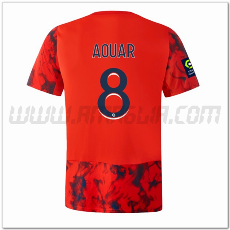 Seconda Maglia AOUAR #8 Lyon OL 2022 2023