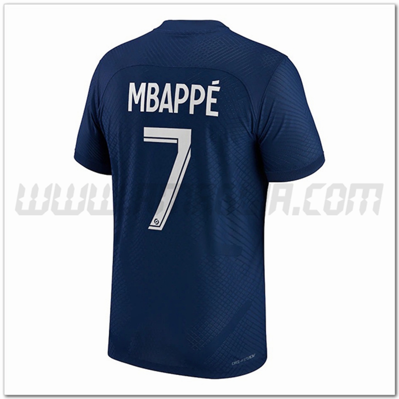 Prima Maglia MBAPP鑴?#7 PSG 2022 2023