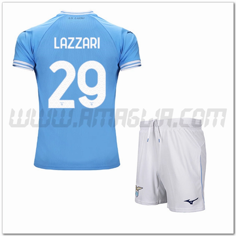 Kit Maglia LAZZARI #29 SS Lazio Bambino Prima 2022 2023