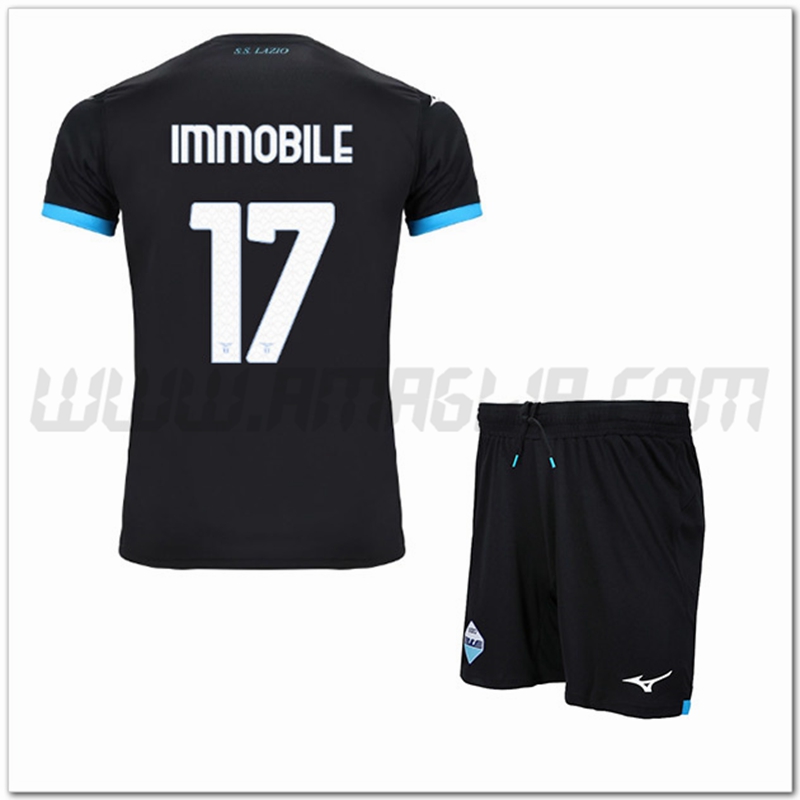 Kit Maglia IMMOBILE #17 SS Lazio Bambino Seconda 2022 2023
