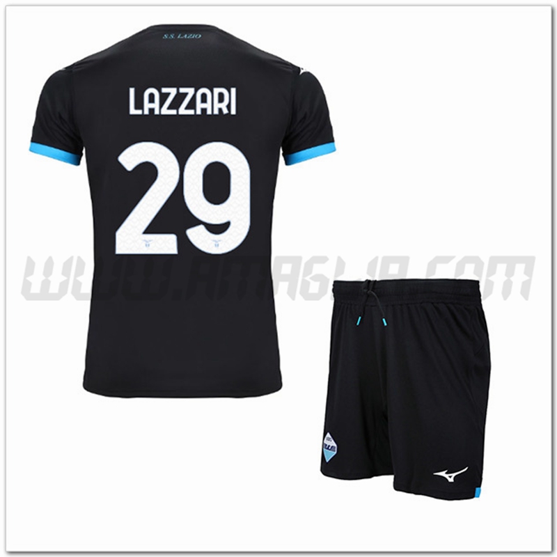 Kit Maglia LAZZARI #29 SS Lazio Bambino Seconda 2022 2023