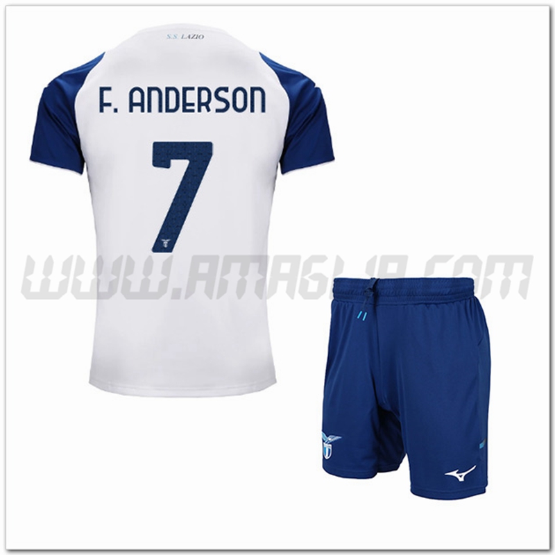 Kit Maglia F.ANDERSON #7 SS Lazio Bambino Terza 2022 2023