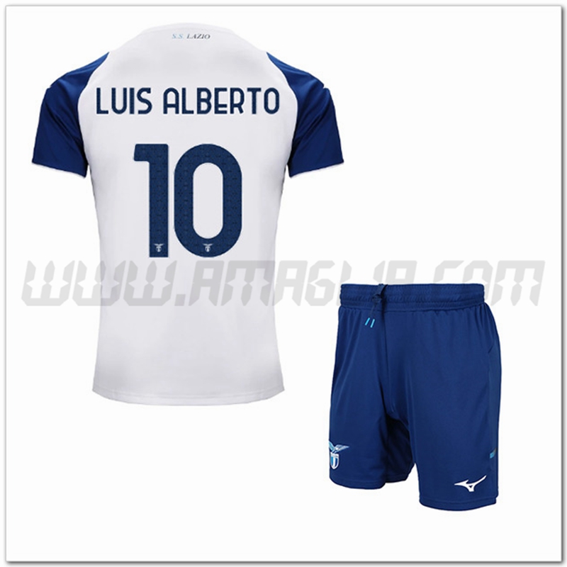 Kit Maglia LUIS ALBERTO #10 SS Lazio Bambino Terza 2022 2023
