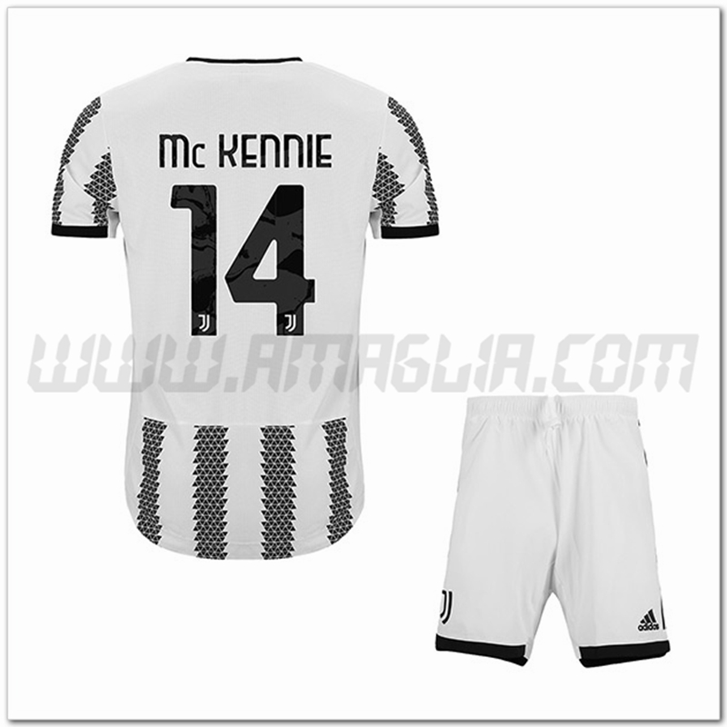 Kit Maglia Mc KENNIE #14 Juventus Bambino Prima 2022 2023