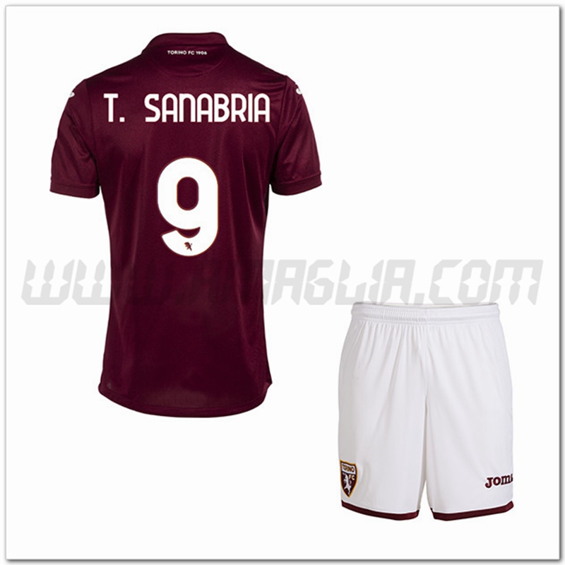 Kit Maglia T. SANABRIA #9 Torino Bambino Prima 2022 2023