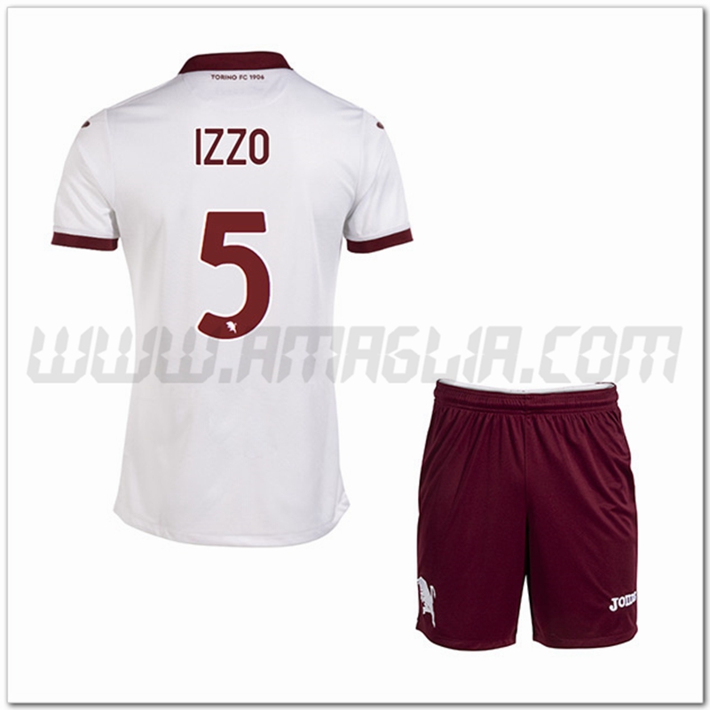 Kit Maglia IZZO #5 Torino Bambino Seconda 2022 2023