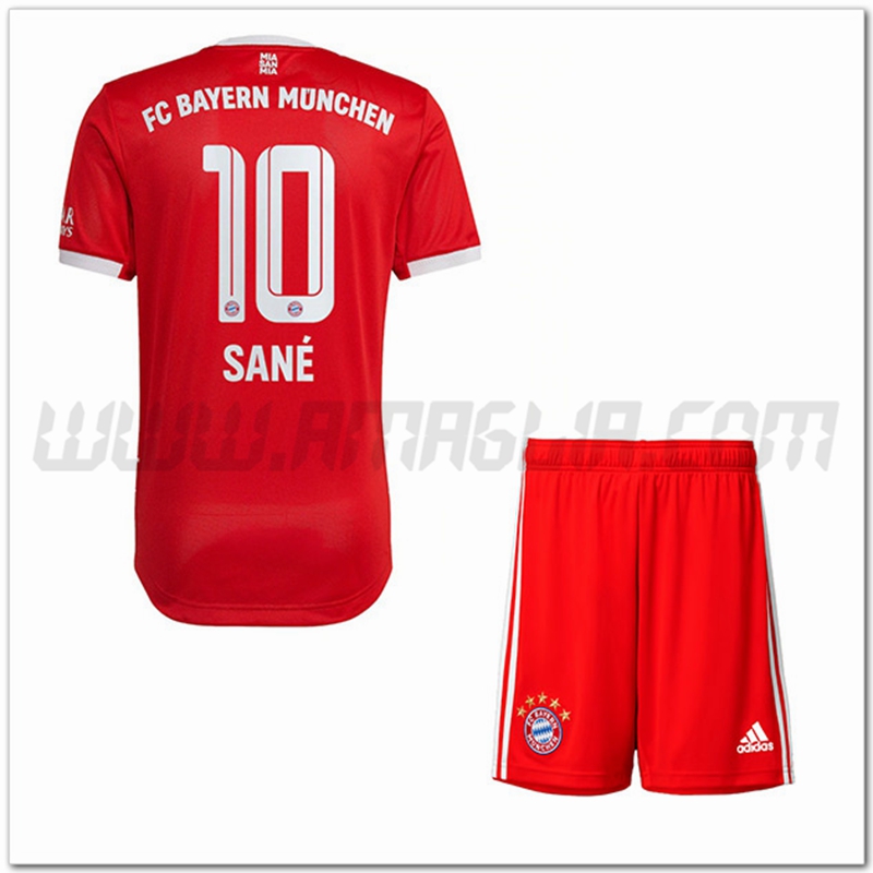 Kit Maglia SAN鑴?#10 Bayern Monaco Bambino Prima 2022 2023