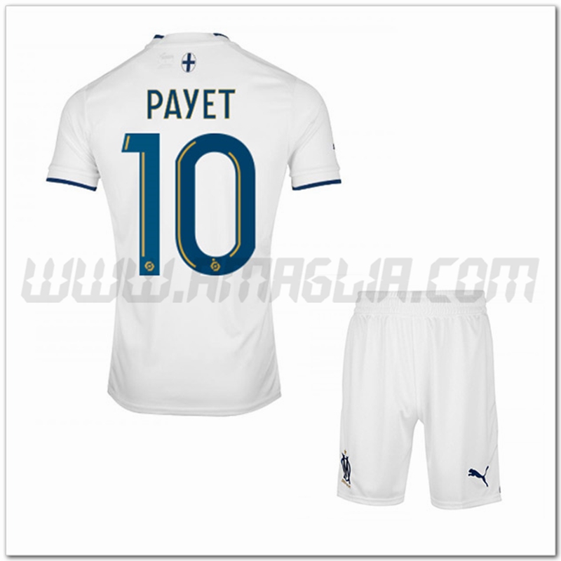 Kit Maglia PAYET #10 Marsiglia OM Bambino Prima 2022 2023