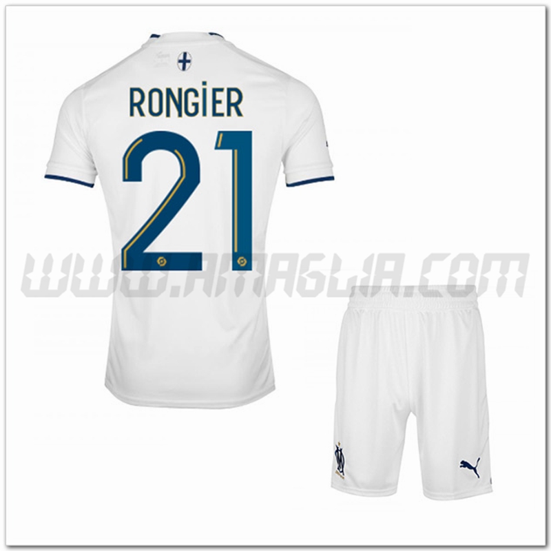 Kit Maglia RONGIER #21 Marsiglia OM Bambino Prima 2022 2023