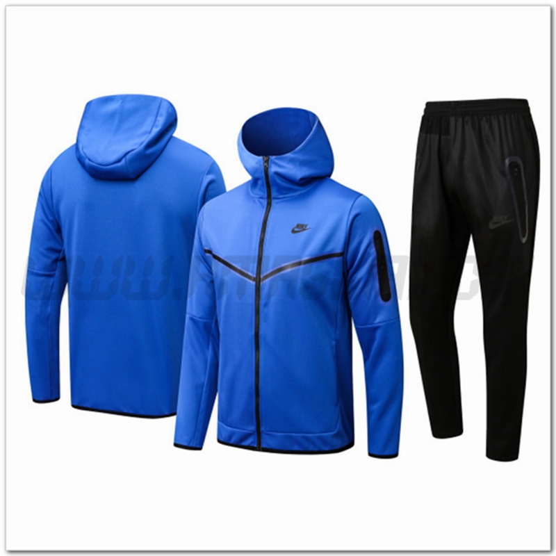 Tuta Giacca con Cappuccio NIKE Blu 2022 2023
