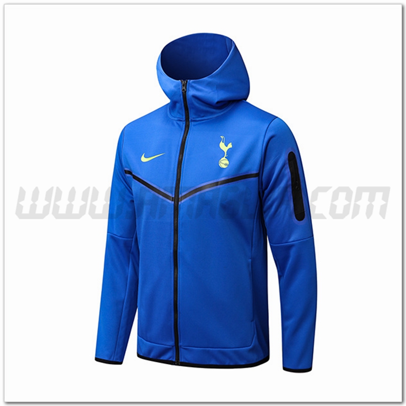 Giacca con Cappuccio Tottenham Hotspurs Blu 2022 2023