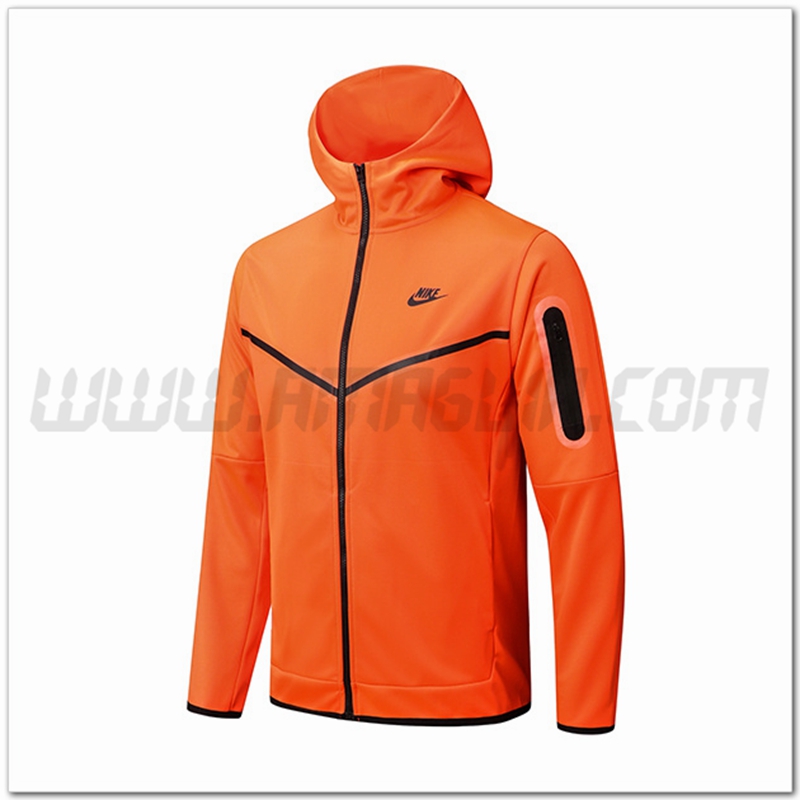 Giacca con Cappuccio NIKE Arancia 2022 2023