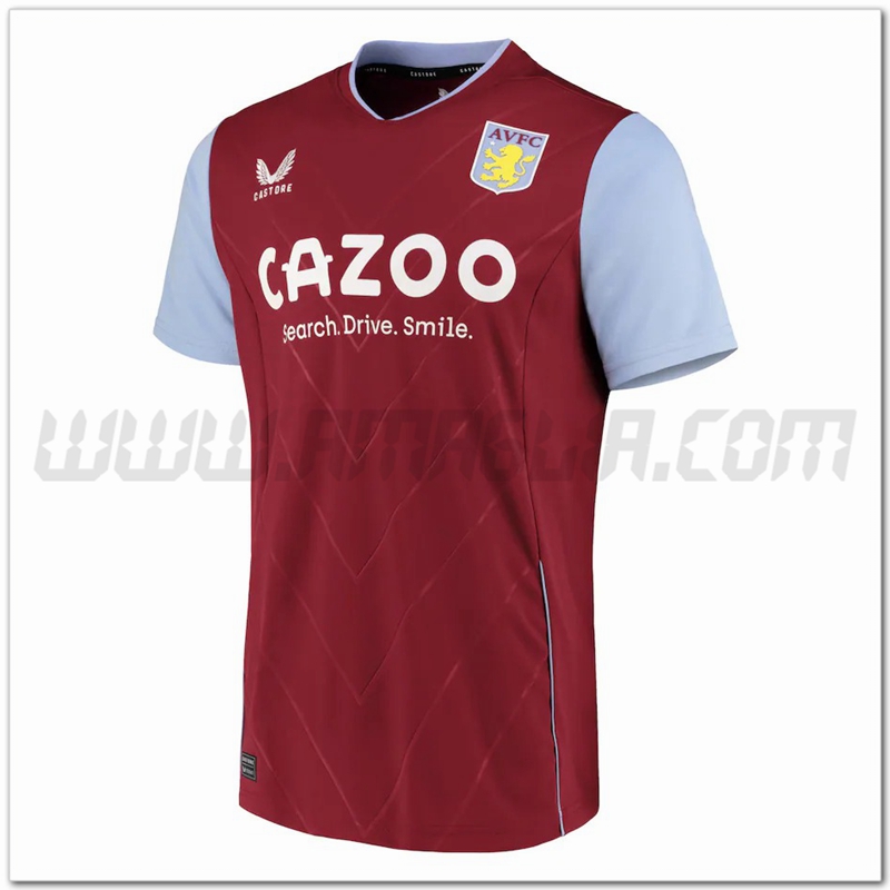 Aston Villa Prima Nuovo Maglia 2022 2023 Rosso