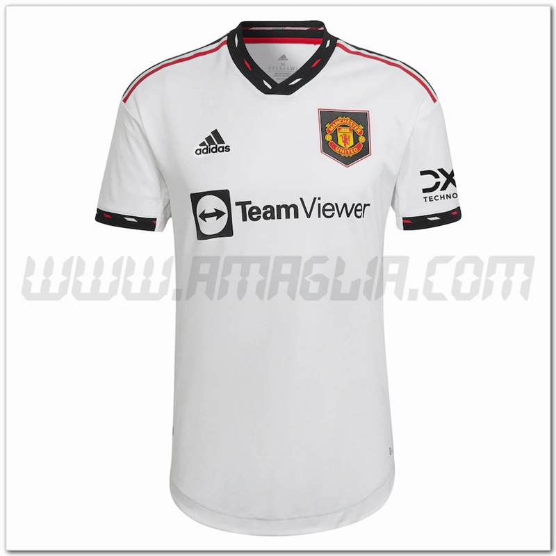 Manchester United Seconda Nuovo Maglia 2022 2023 Bianco