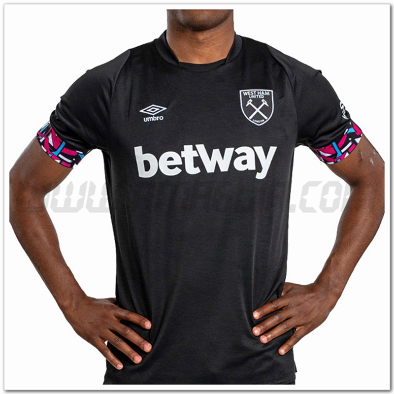West Ham Seconda Nuovo Maglia 2022 2023 Nero