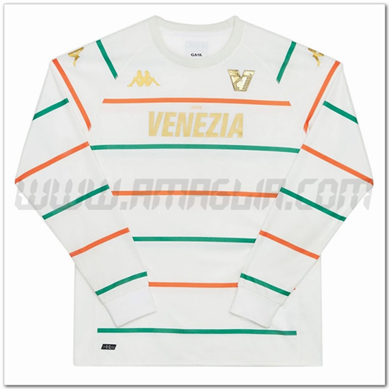 Seconda Nuovo Maglia Venezia FC Maniche lunghe 2022 2023 Bianco