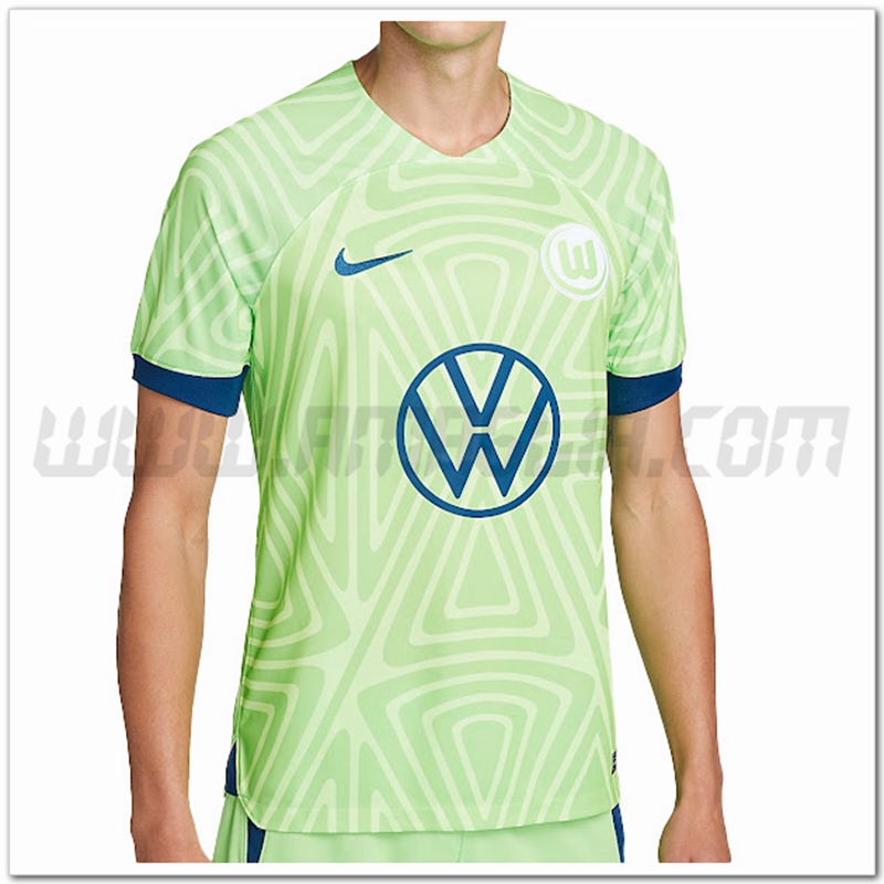 Vfl Wolfsburg Prima Nuovo Maglia 2022 2023 Verde