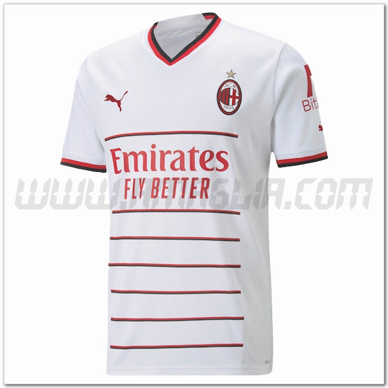 AC Milan Seconda Nuovo Maglia 2022 2023 Bianco