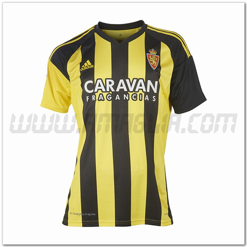 Real Zaragoza Seconda Nuovo Maglia 2022 2023 Giallo Nero