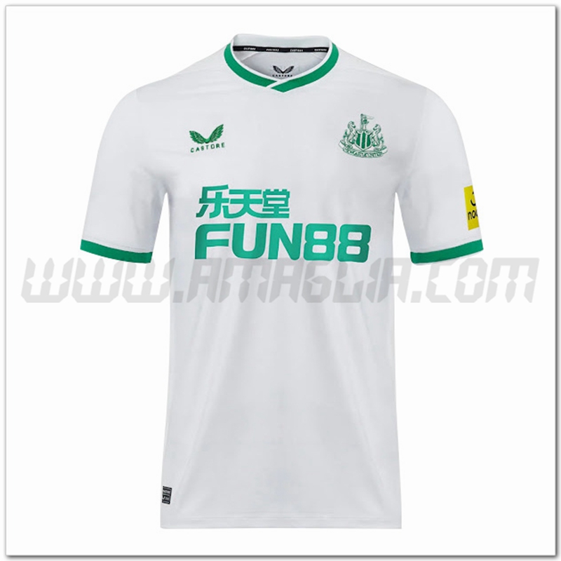 Newcastle United Seconda Nuovo Maglia 2022 2023 Bianco