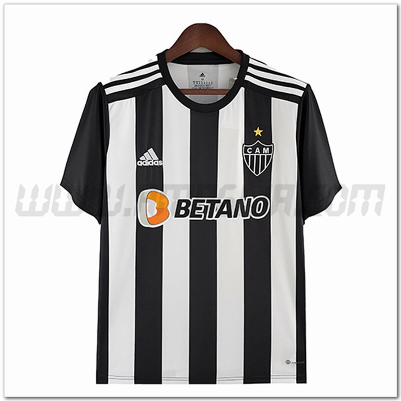 Atletico Mineiro Prima Nuovo Maglia 2022 2023 Nero Bianco
