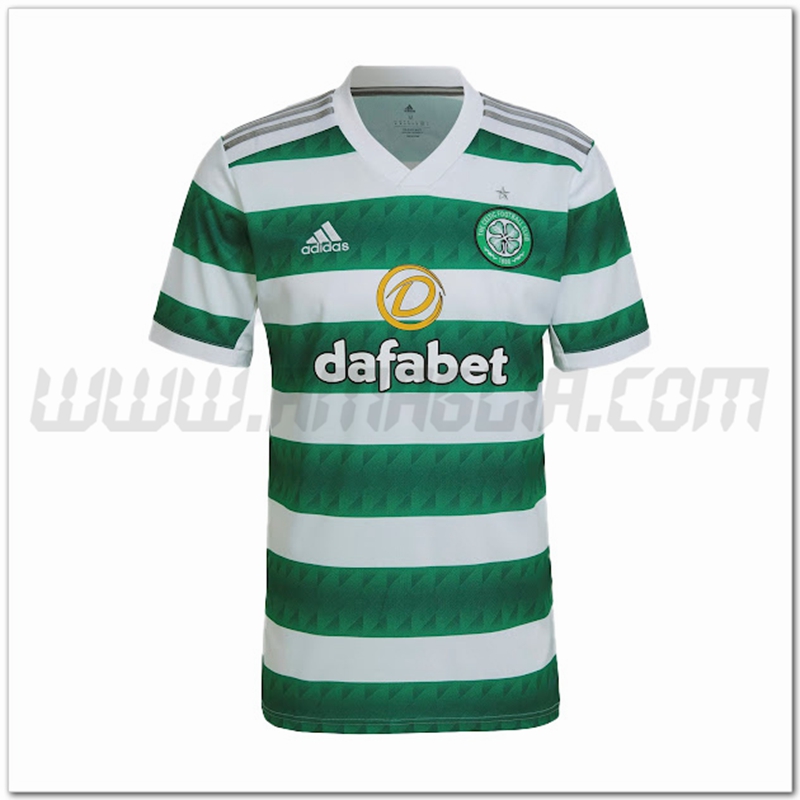Celtic FC Prima Nuovo Maglia 2022 2023 Verde Bianco