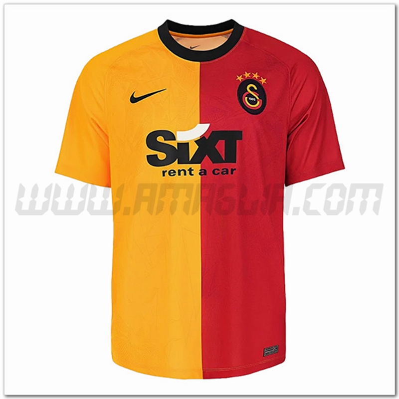Galatasaray Prima Nuovo Maglia 2022 2023 Giallo Rosso