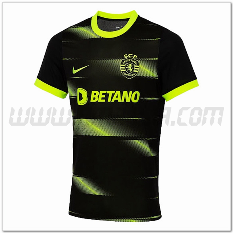 Sporting Seconda Nuovo Maglia 2022 2023 Nero