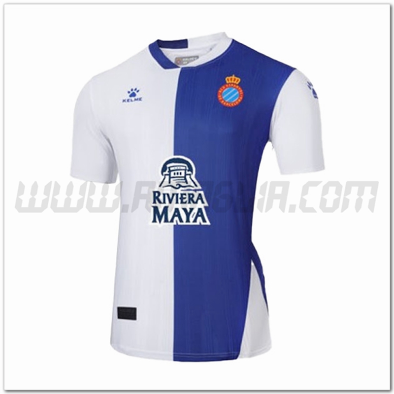 RCD Espanyol Terza Nuovo Maglia 2022 2023 Bianco Blu