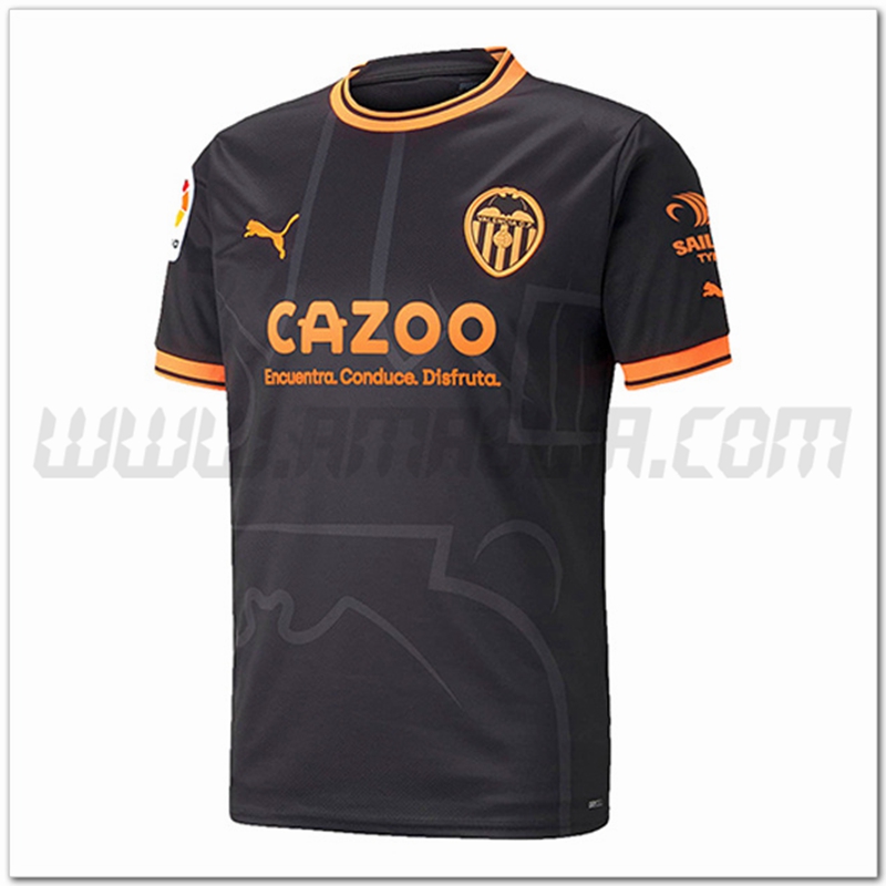 Valencia CF Seconda Nuovo Maglia 2022 2023 Nero