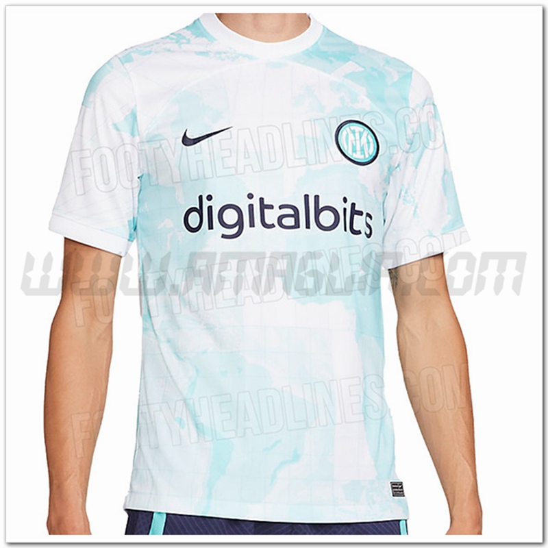 Inter Milan Seconda Maglia 2022 2023 Bianco