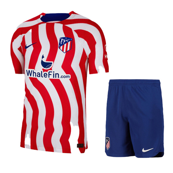 Nuovo Kit Maglia Atletico Madrid Bambino Prima 2022 2023