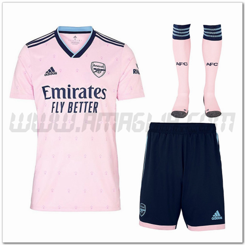 Kit Maglia Arsenal Terza (Pantaloncini + Calzini) 2022 2023